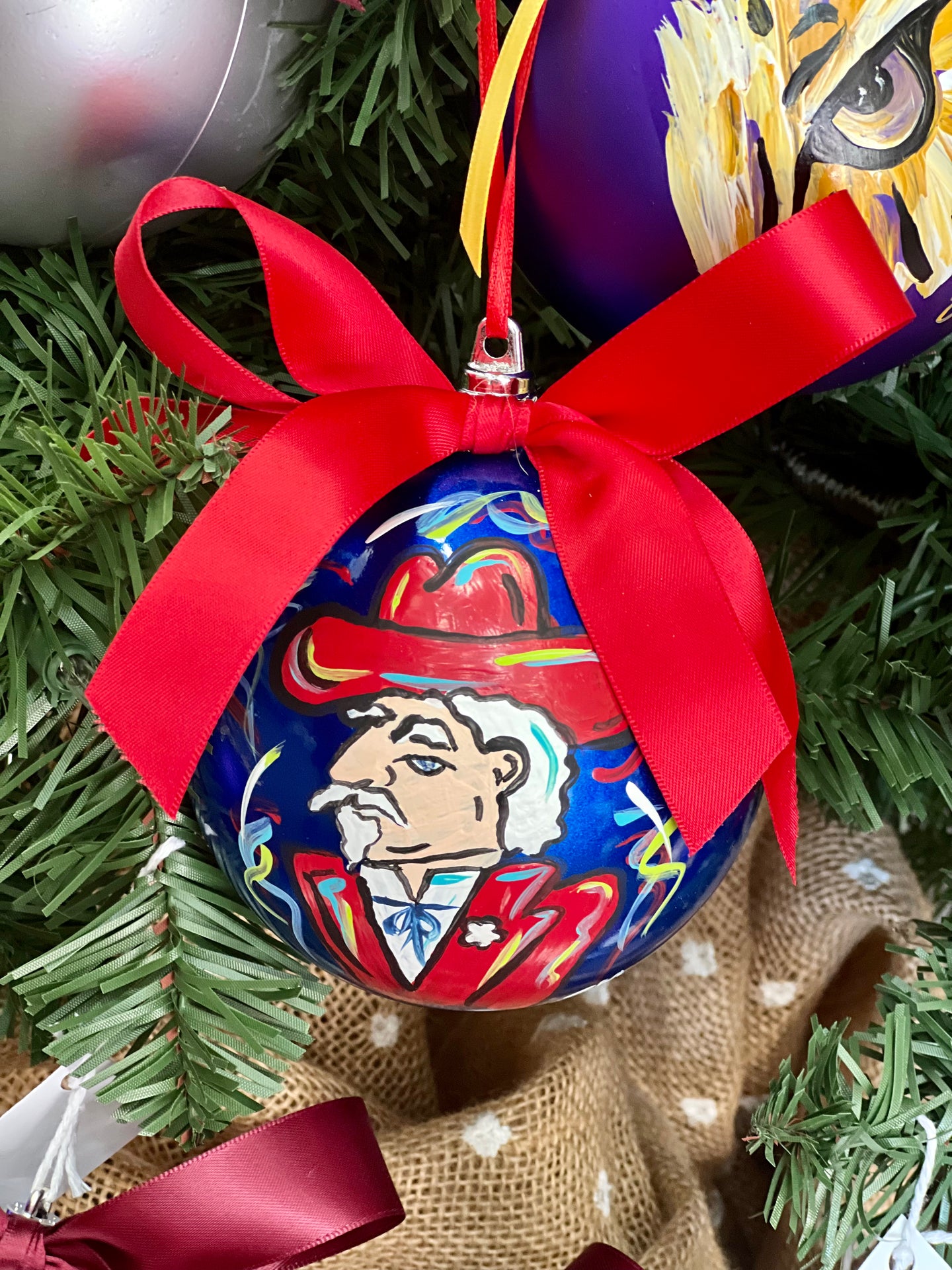 EM Ole Miss Ornament
