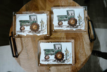 Load image into Gallery viewer, Green Tractor in Acrylic Frame
