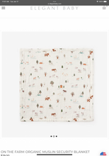 Load image into Gallery viewer, Organic Muslin Blanket
