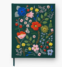 Load image into Gallery viewer, Strawberry Fields Embroidered Fabric Sketchbook
